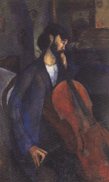 Amedeo Modigliani The Cellist (mk39) Germany oil painting art